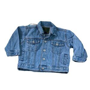 Vintage Classic baby Gap Denim Jacket 12-24 MOS Blue 90s Infants